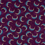 Printed Cotton - BENARTEX - MOON AND SUN - 002 - Purple