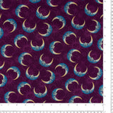 Printed Cotton - BENARTEX - MOON AND SUN - 002 - Purple