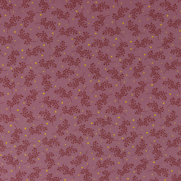 Printed Cotton - GLORIANA GARDEN - 007 - Mulberry