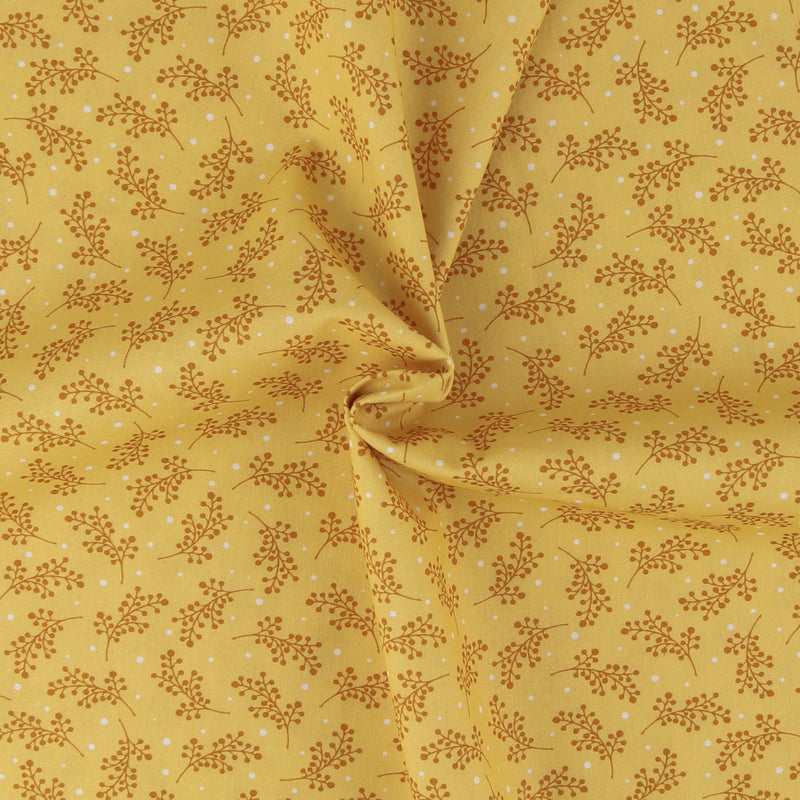 Printed Cotton - GLORIANA GARDEN - 008 - Marigold