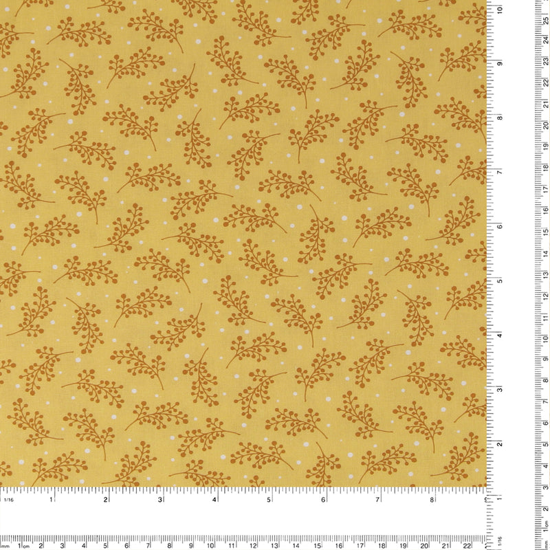 Printed Cotton - GLORIANA GARDEN - 008 - Marigold