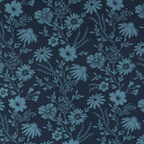 Printed Cotton - GLORIANA GARDEN - 009 -  Navy