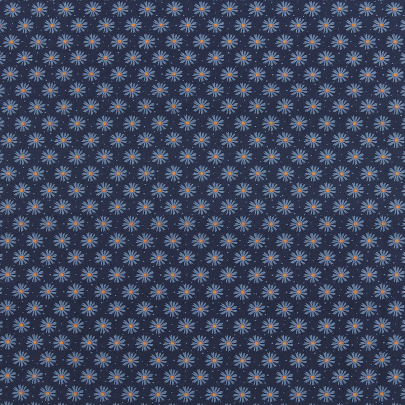 Coton Imprimé - JARDIN GLORIANA - 014 - Navy