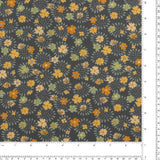 Printed Cotton - GLORIANA GARDEN - 018 - Pewter