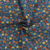 Printed Cotton - GLORIANA GARDEN - 019 - Blue