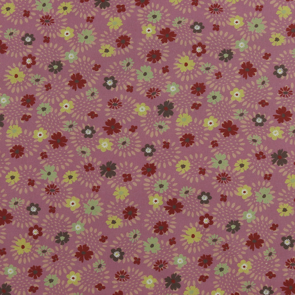 Printed Cotton - GLORIANA GARDEN - 020 - Mulberry