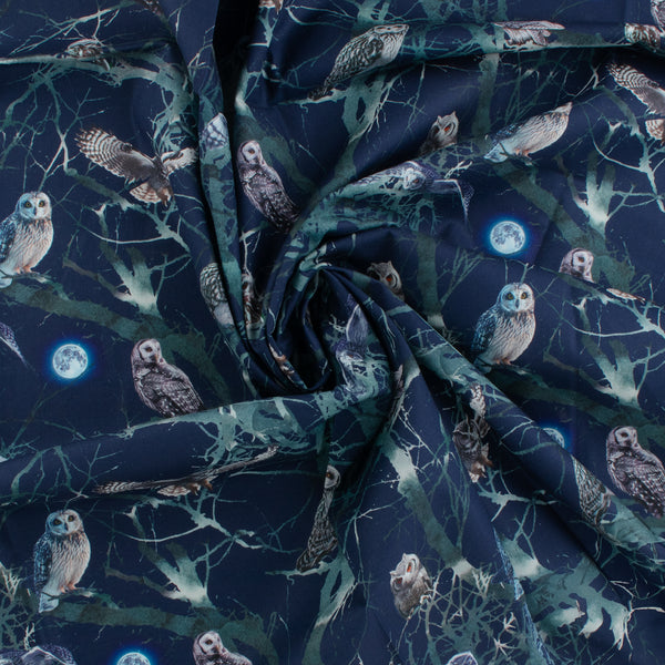 Printed Cotton - GREAT OUTDOORS - 009 - Navy