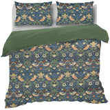 Home Decor Fabric - William Morris - Strawberry Thief - Blue