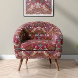 Home Decor Fabric - William Morris - Strawberry Thief - Red