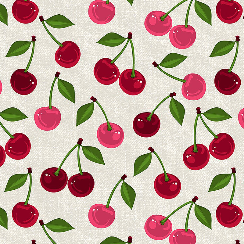 Home Decor Fabric - Tablecloth Vinyl - Cherry - Red