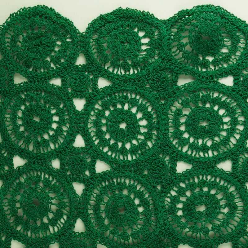 Crochet Lace - PALMA - 001 - Green