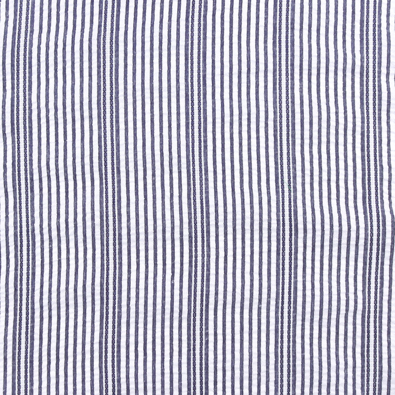 Mini Stripe Jacquard - DAISY - 001 - Navy