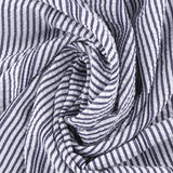 Mini Stripe Jacquard - DAISY - 001 - Navy