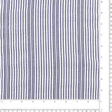 Mini Stripe Jacquard - DAISY - 001 - Navy