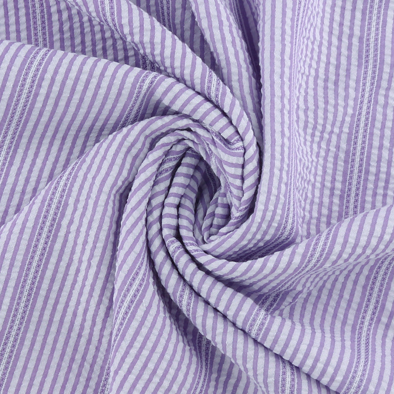 Mini Stripe Jacquard - DAISY - 002 - Lavander