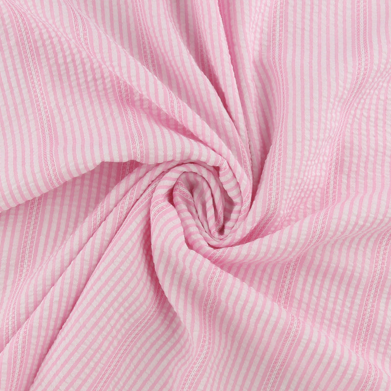 Mini Stripe Jacquard - DAISY - 003 - Light Pink