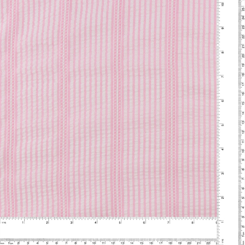 Mini Stripe Jacquard - DAISY - 003 - Light Pink