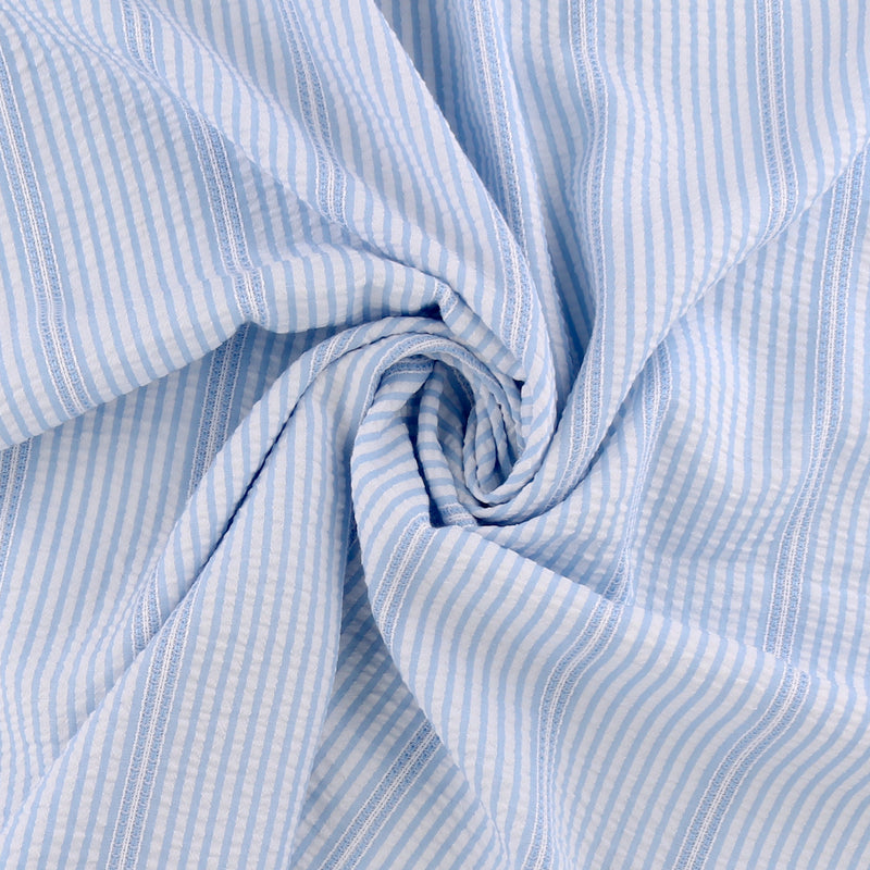 Mini Stripe Jacquard - DAISY - 004 - Light Blue