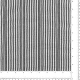 Mini Stripe Jacquard - DAISY - 007 - Black