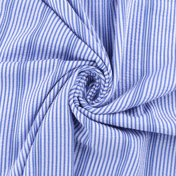 Mini Stripe Jacquard - DAISY - 009 - Blue
