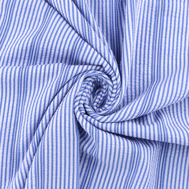 Mini Stripe Jacquard - DAISY - 009 - Blue
