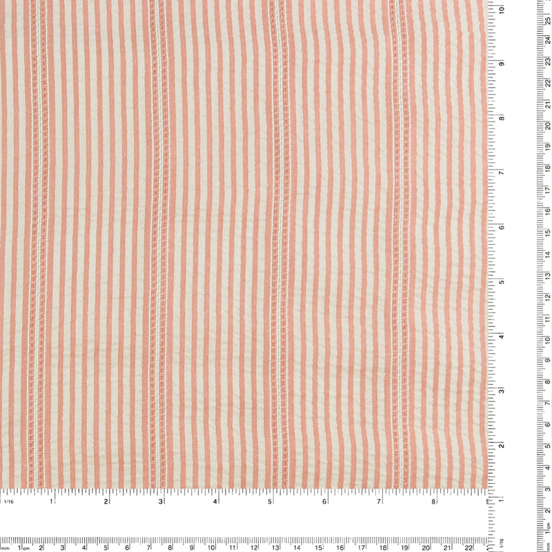 Mini Stripe Jacquard - DAISY - 010 - Watermelon