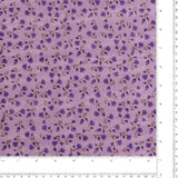 Printed cotton dobby - DAISY - 005 - Lavender