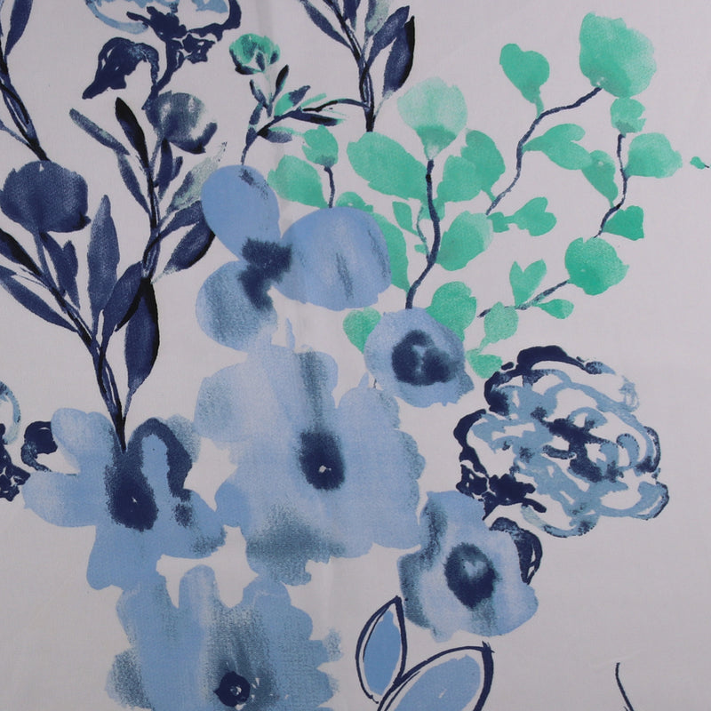 Printed polyester - TESSA - 006 - Blue