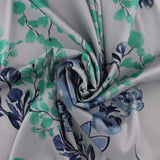 Printed polyester - TESSA - 006 - Blue