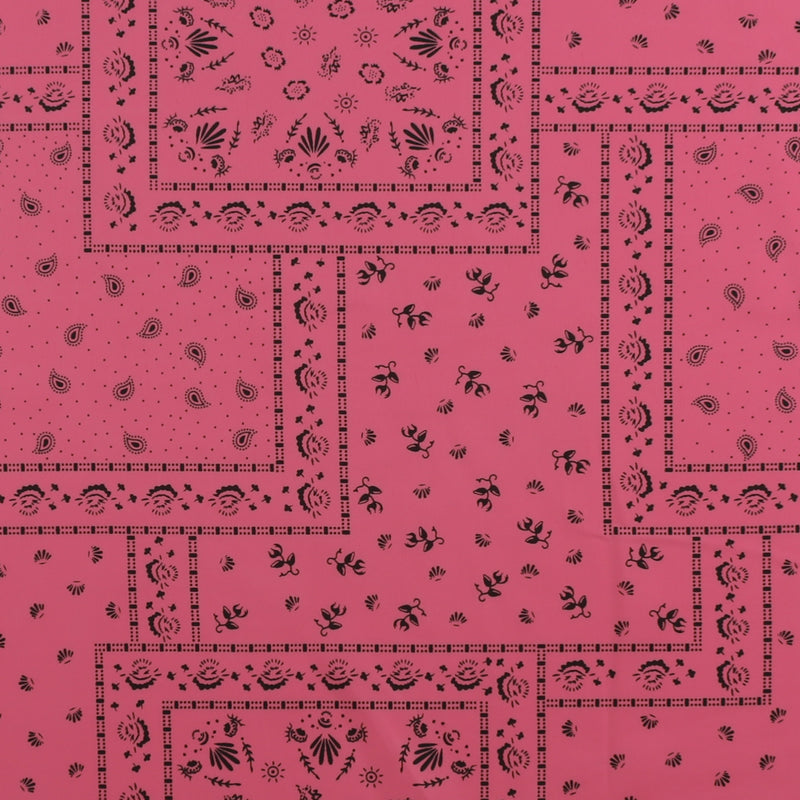 Printed Satin - TESSA - 007 - Pink