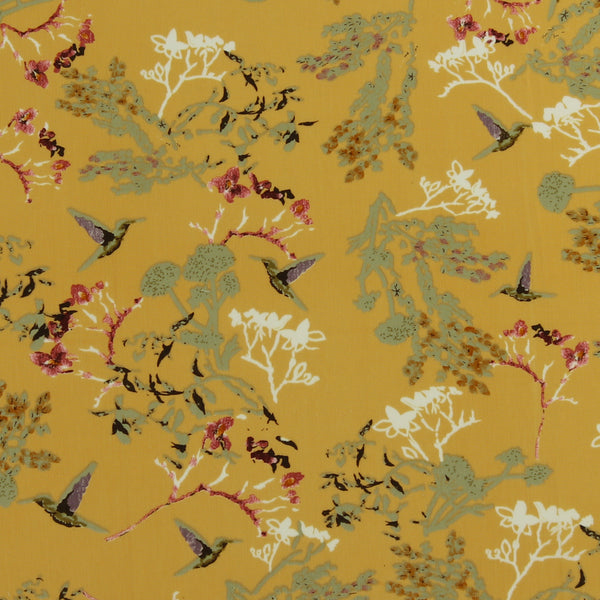 Printed polyester - TESSA - 011 - Topaz