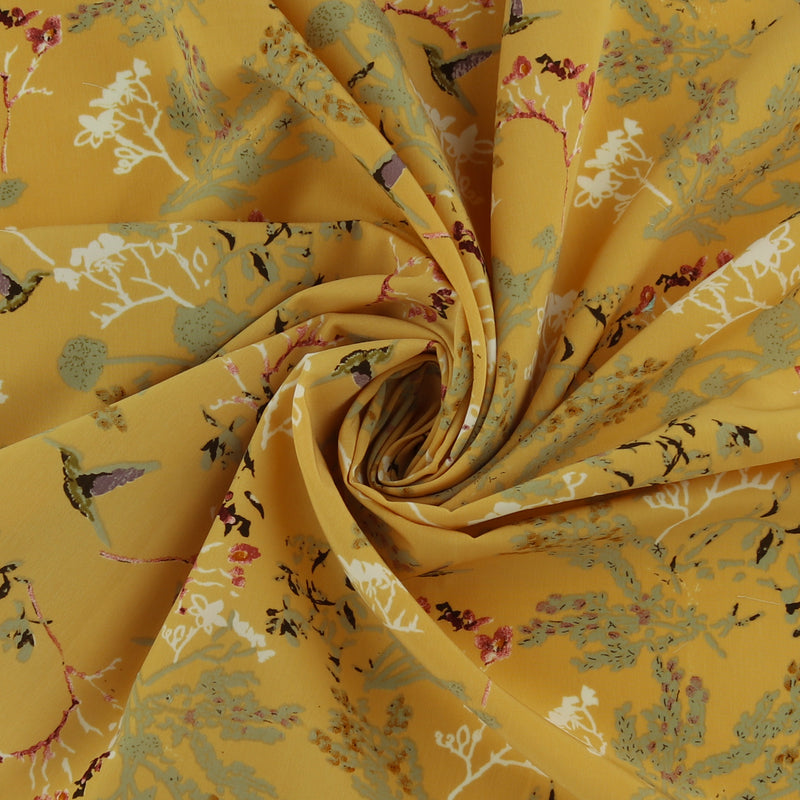 Printed polyester - TESSA - 011 - Topaz