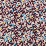 Printed polyester - TESSA - 013 - Plum