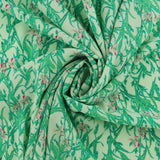 Printed polyester - TESSA - 015 - Light Green