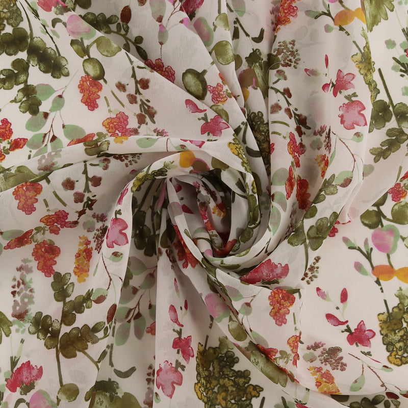 Printed Chiffon - TESSA - 027 - Green