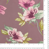 Printed Stretch Satin - LUNA - 006 - Dusty Rose