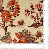 Printed Stretch Satin - LUNA - 024 - Butter