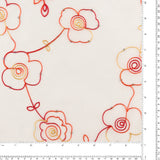 Embroidered Organza - CHARLOTTE - 003 - White