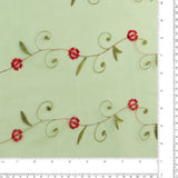 Embroidered Organza - CHARLOTTE - 005 - Mint