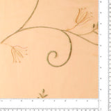 Embroidered Organza - CHARLOTTE - 018 - Peach