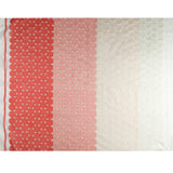 Embroidered Organza - CHARLOTTE - 020 - Coral