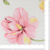 Printed Burnout Organza - JACQUELINE - 002 - Pink
