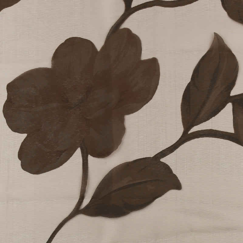 Printed Burnout Organza - JACQUELINE - 004 - Brown