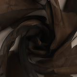 Printed Burnout Organza - JACQUELINE - 004 - Brown