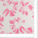 Printed Burnout Organza - JACQUELINE - 011 - Pink