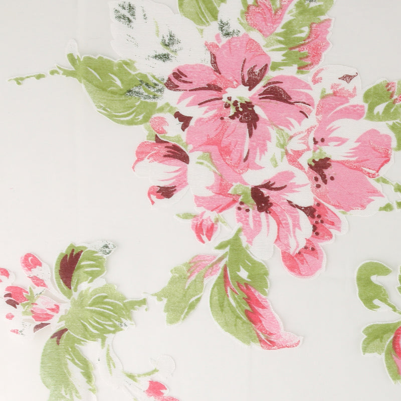 Printed Burnout Organza - JACQUELINE - 012 - Pink
