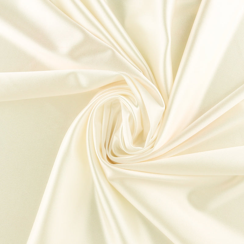 Solid Satin Knit - PROM - 003 - Off White