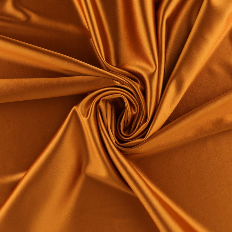 Solid Satin Knit - PROM - 012 - Orange