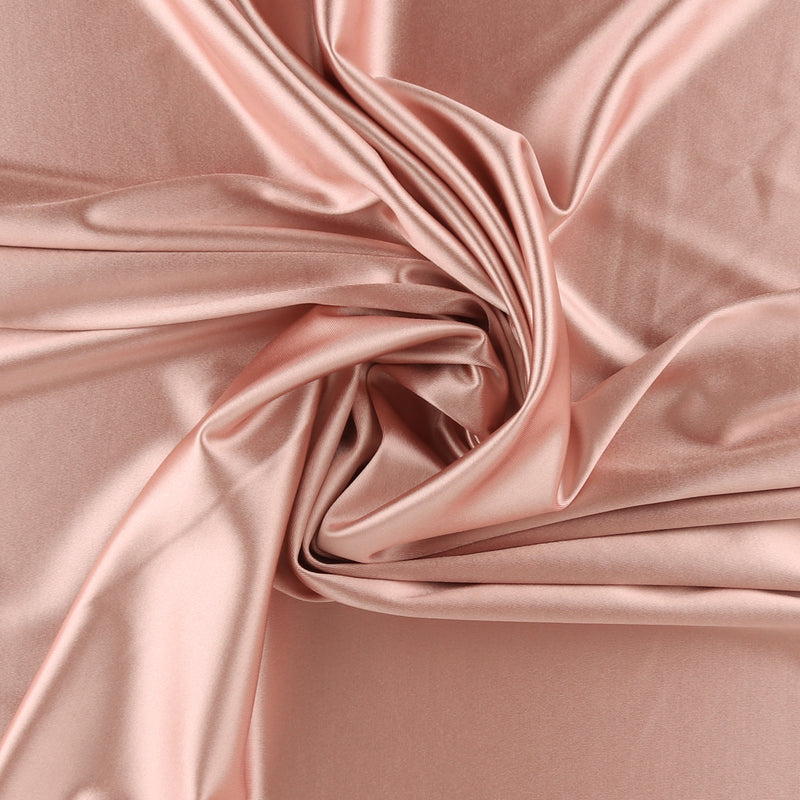 Solid Satin Knit - PROM - 013 - Dusty Rose
