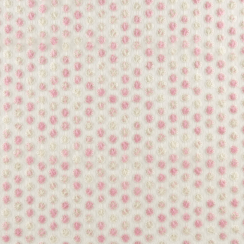 FANCY Embroidered Mesh - 001 - Soft Pink